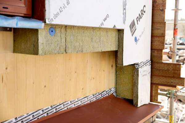 Ventilert CLT-fasadeløsning med PAROC Cortex-isolasjon