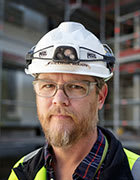 Porträtt av Fredrik Mann, Skanska 