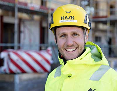 Porträtt av Alexander Liljenhed, biträdande platschef på Träkronan