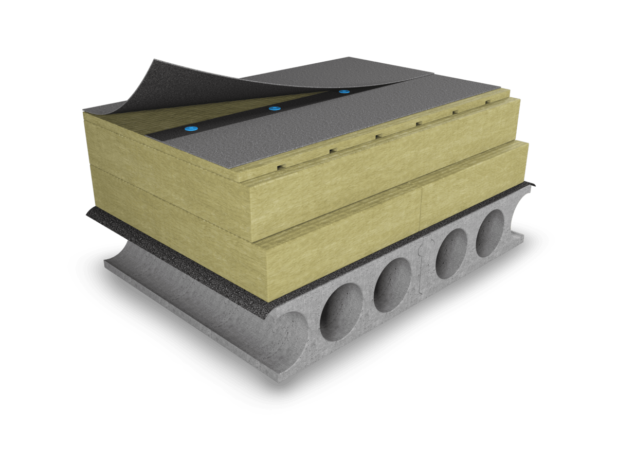 Loivan ontelolaattakaton eristysratkaisu PAROC-kivivillalevyillä