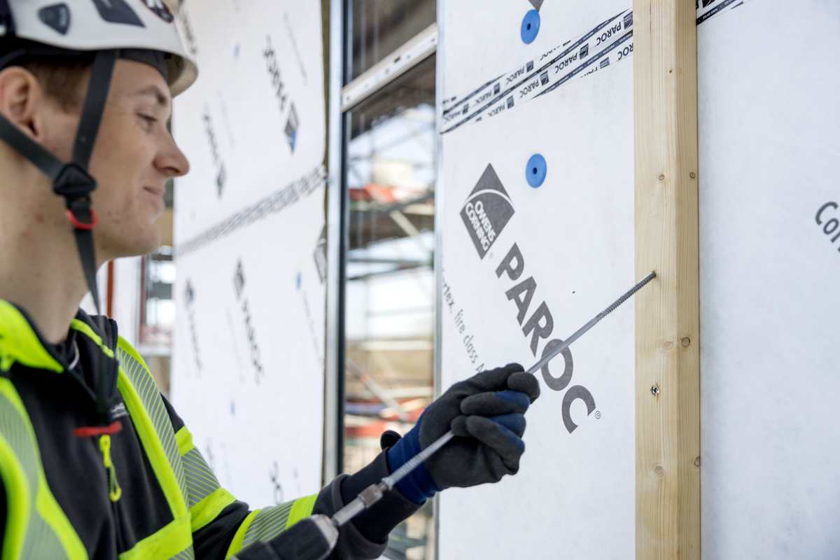 PAROC Cortex med ZEROFix monteringssystem