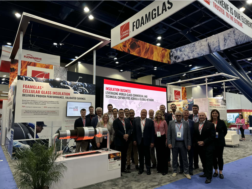 Owens Corning technical support team providing insulation training