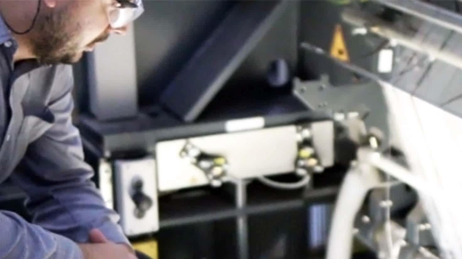 Engineer in a lab setting