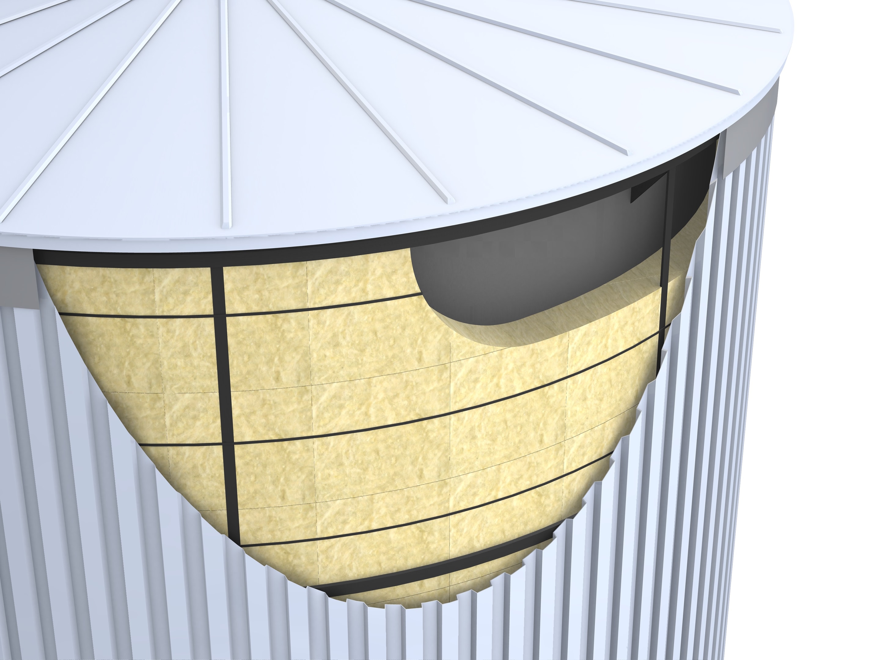 Storage tank insulation, image