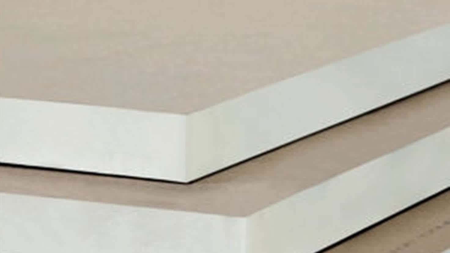 Coated glass facer materials