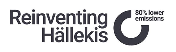 Reinventing Hällekis 80% lower emissions logo