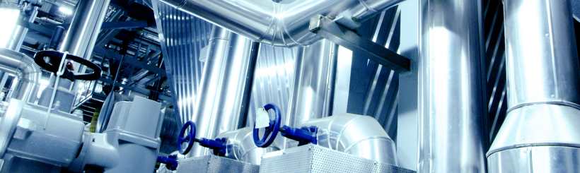 Image of an industrial array with pipes