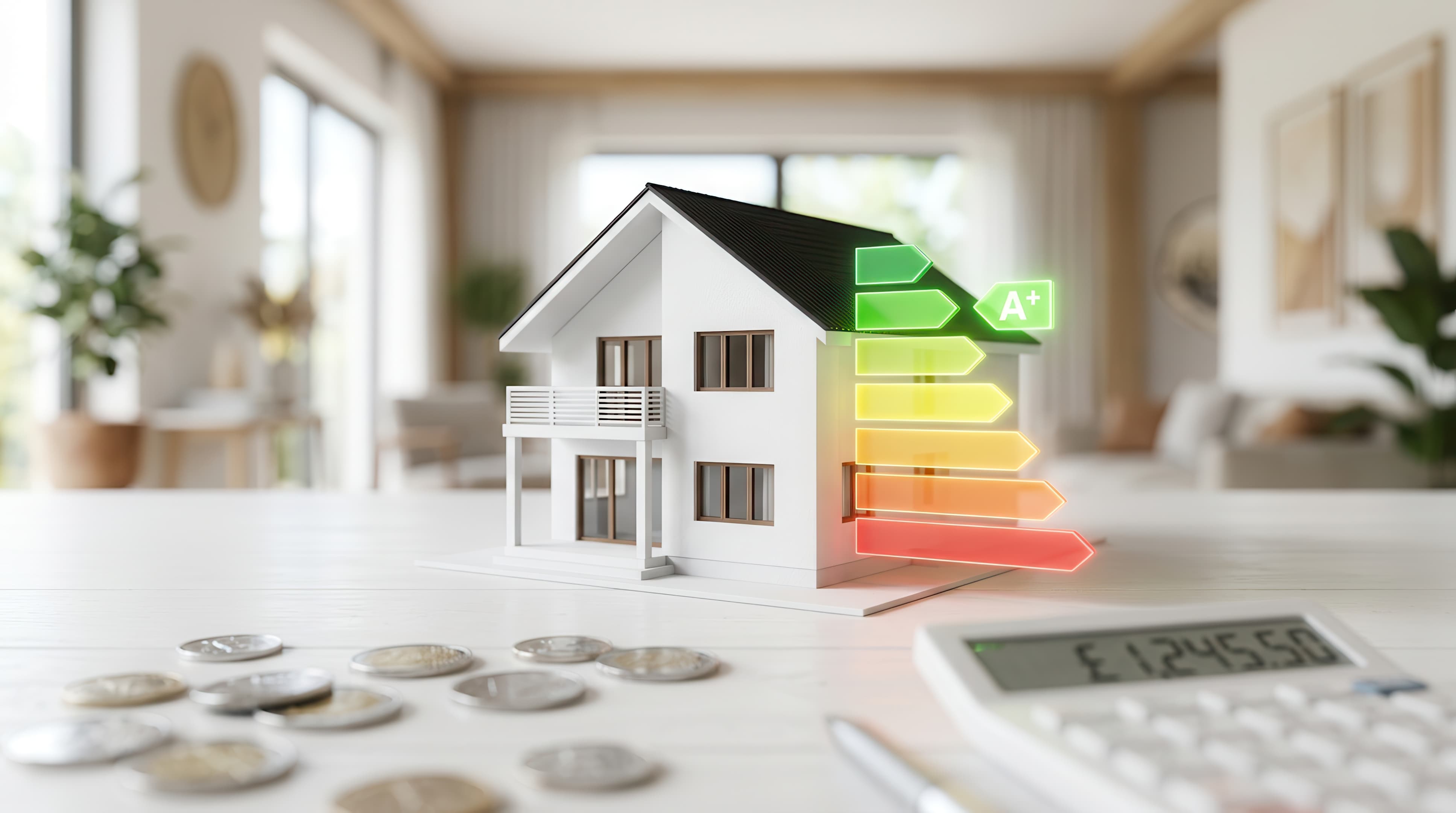 Talonpienoismalli,energiatehokkuusasteikko ja lisäeristyslaskuri