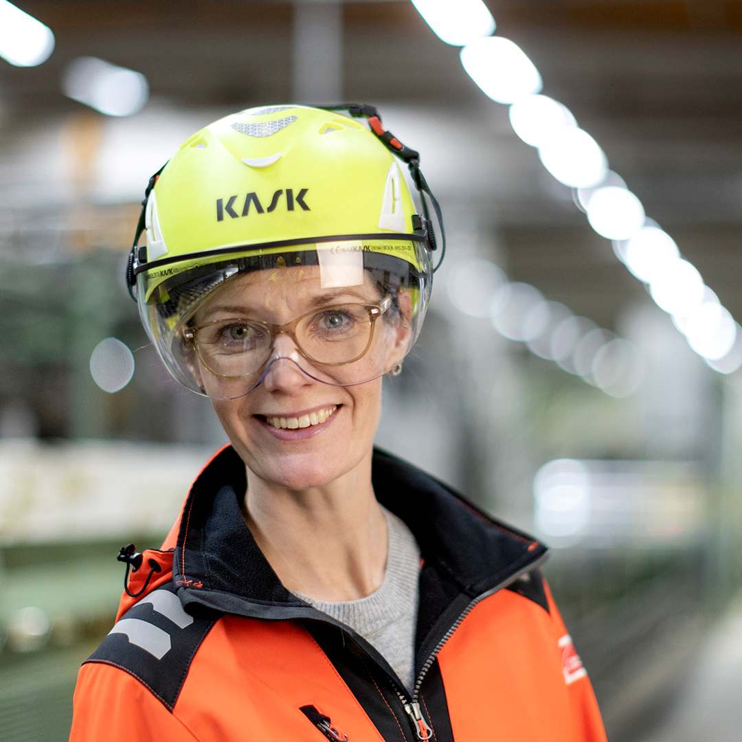 Fabrikschef Marie Stensson