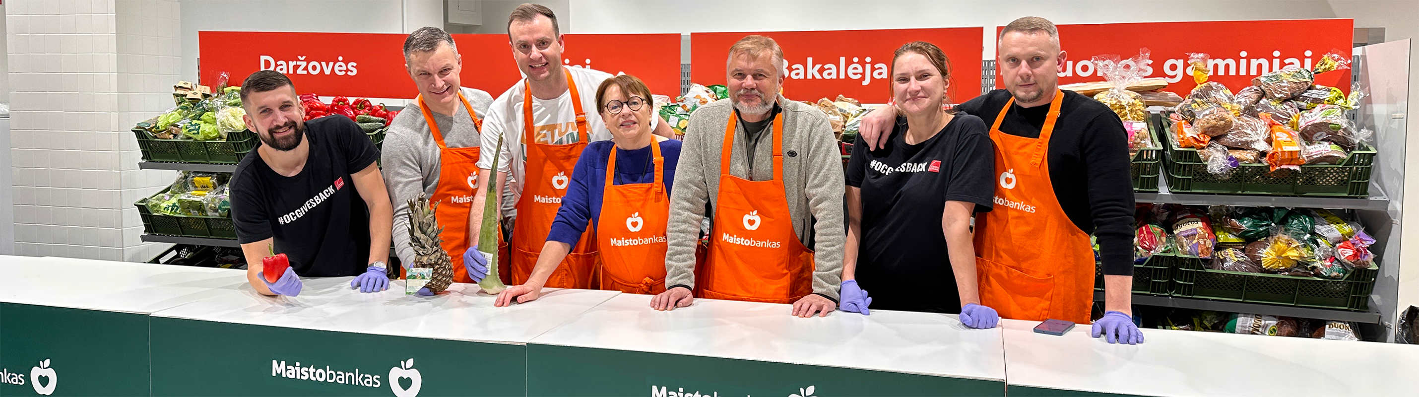 OC Paroc darbuotojai „Maisto banke“