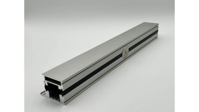 Image of pivot panel with a magnet in the center.