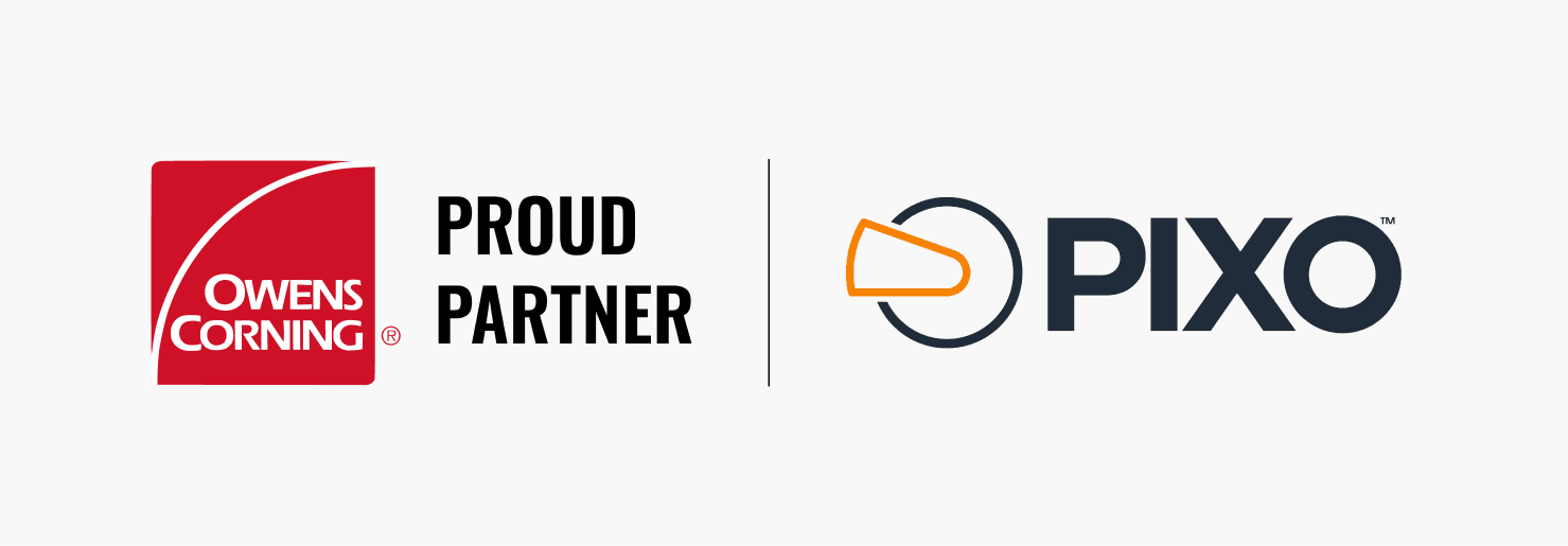 Owens Corning and Pixo logos