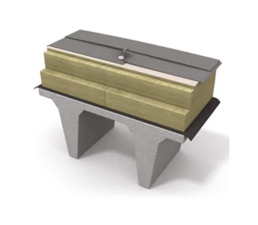 Loivan katon eristysratkaisu Paroc kivivillalevyillä TT-laatta kantavana rakenteena