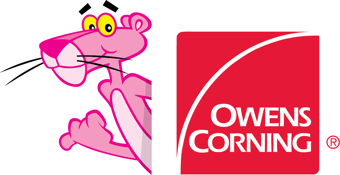Owens Corning® and The Pink Panther 40 Years together image.