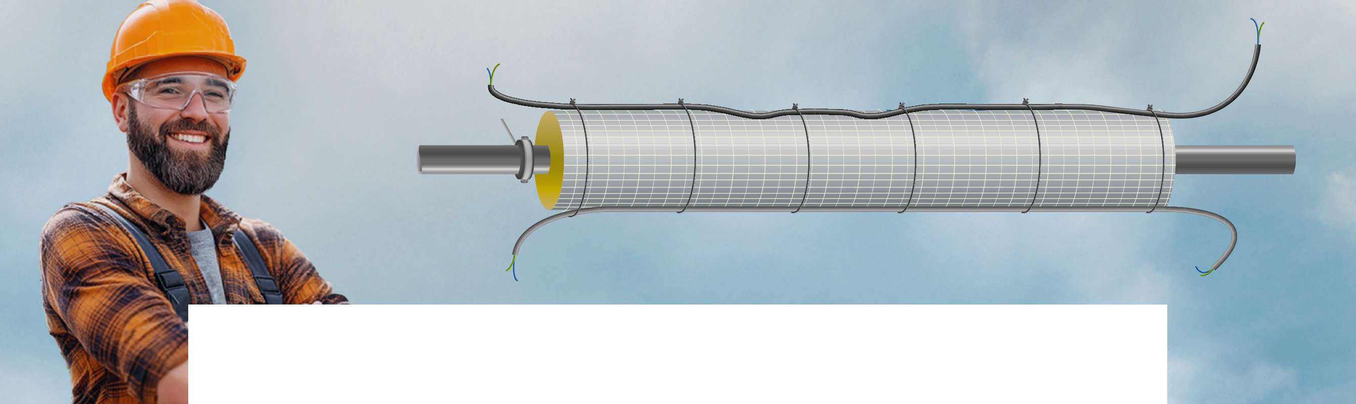 Verarbeiter mit Rohrdurchführung