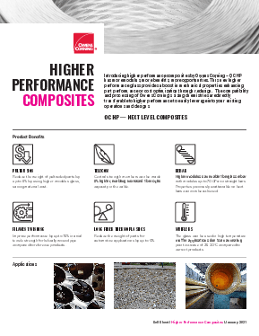 Higher Performance Composites Sell Sheet