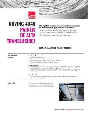 ME4040 Product Data Sheet - Portuguese