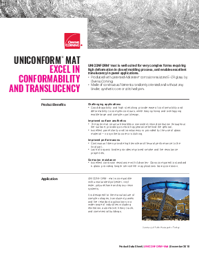 Uniconform® Continuous Filament Mat