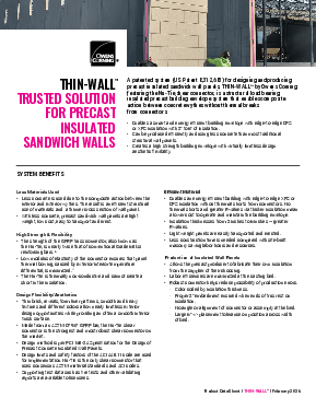 THIN-WALL Product Data Sheet