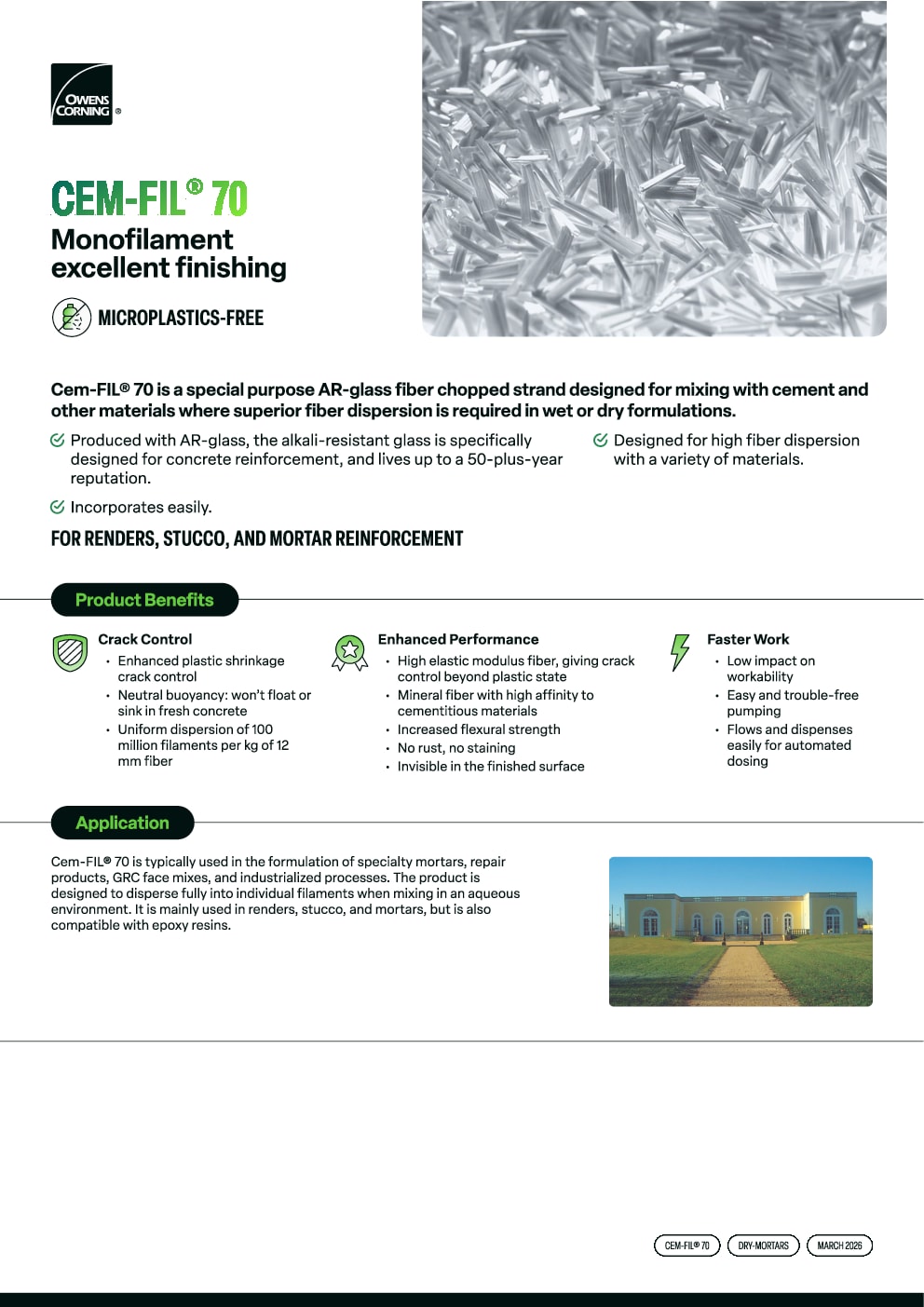 Cem-FIL 70 Product Data Sheet