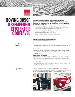 3050F Product Data Sheet - Portuguese