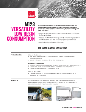 M123 Product Data Sheet