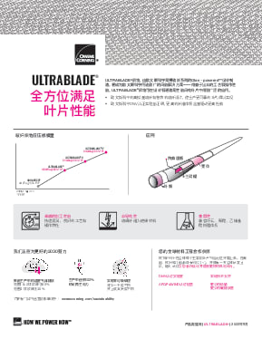 UltraBlade Overview Product Data Sheet - Chinese