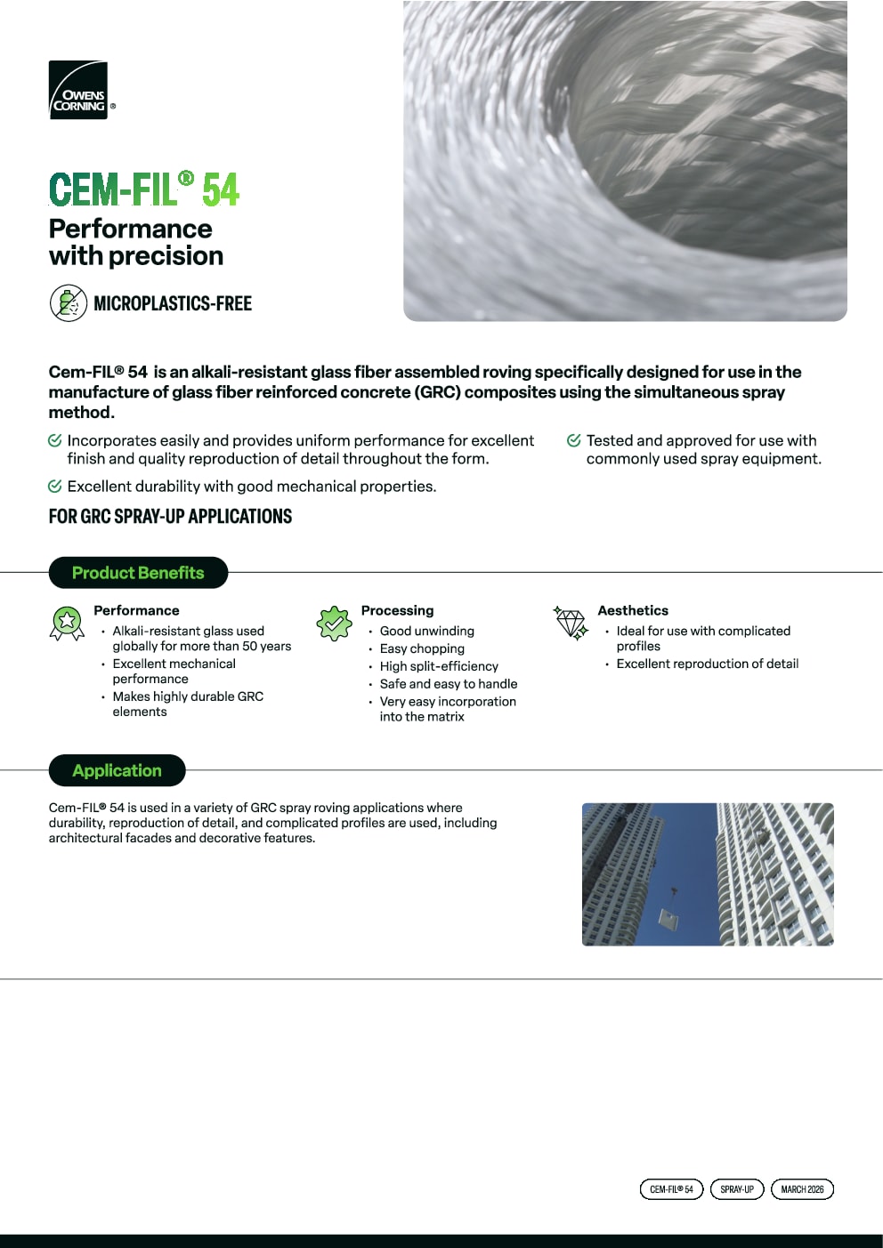 Cem-FIL 54 Product Data Sheet