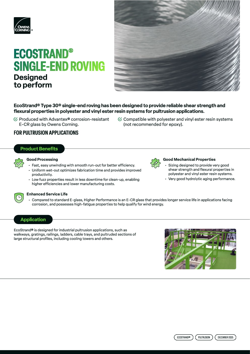 EcoStrand Product Data Sheet