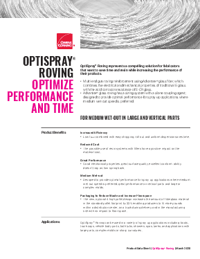 OptiSpray Product Data Sheet