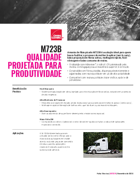 M723B Product Data Sheet PTBR