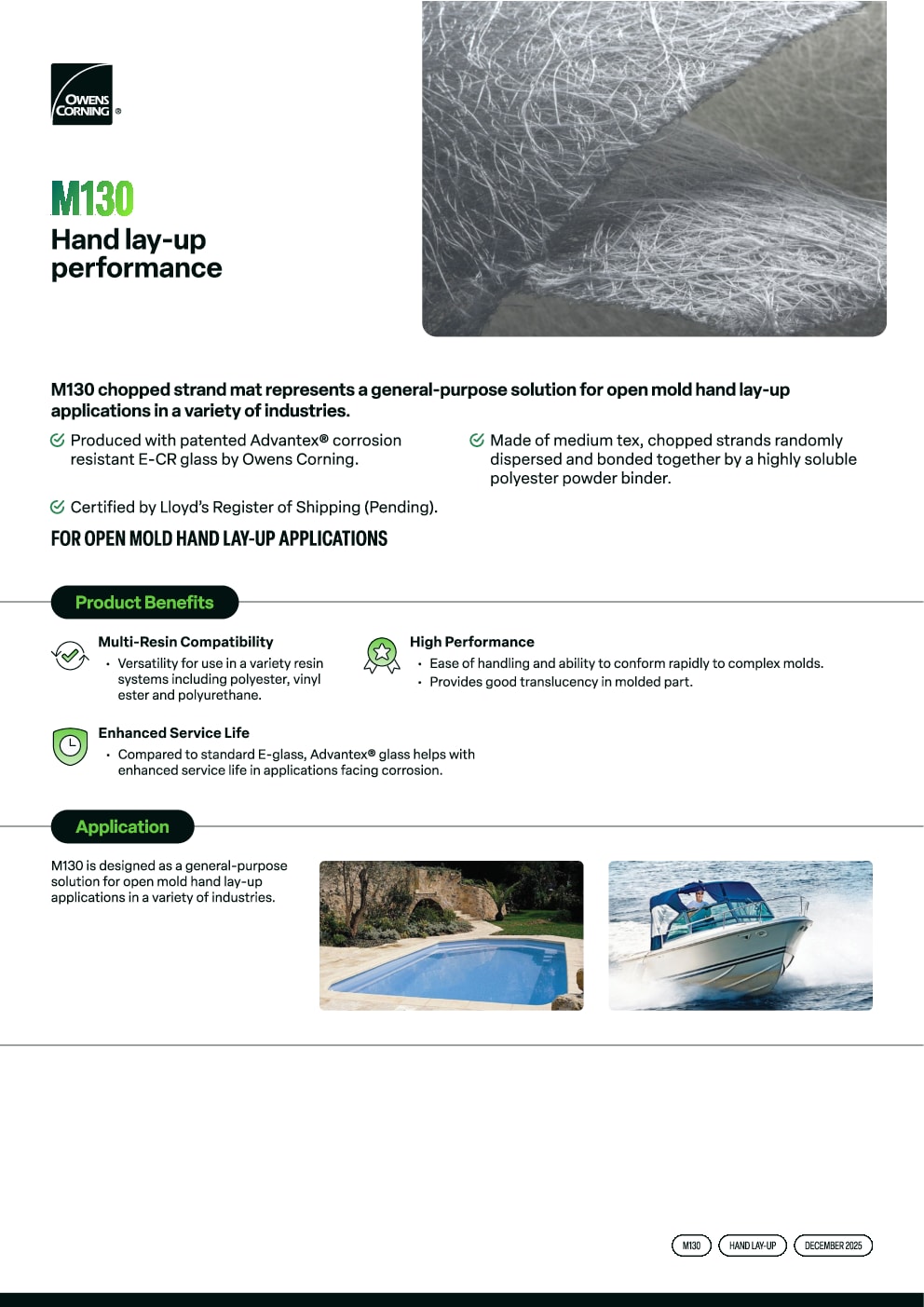 M130 CSM Product Data Sheet