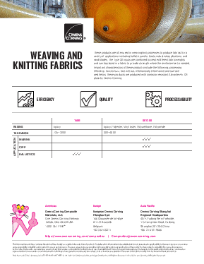 T30 Product Selection Guide - Weaving and Knitting Fabrics