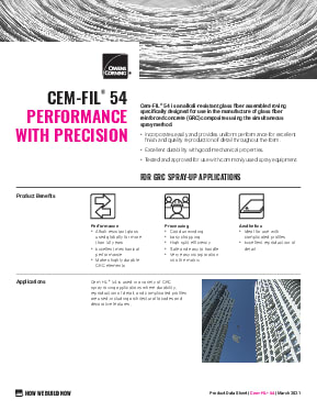 Cem-FIL 54 Product Data Sheet