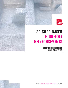 3D Core-Based High-Loft Reinforcements for Closed Mold Brochure