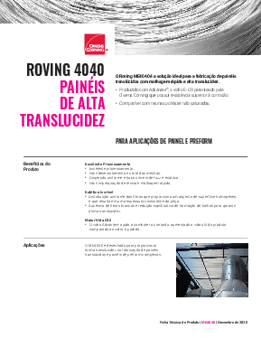 ME4040 Product Data Sheet - Portuguese