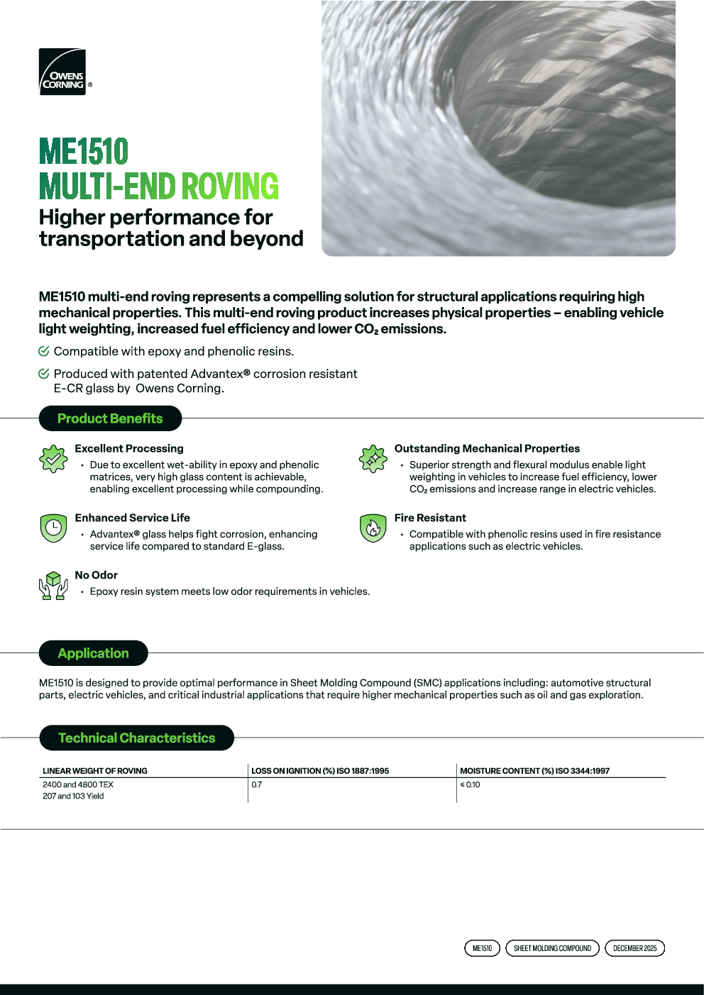 ME1510 Product Data Sheet