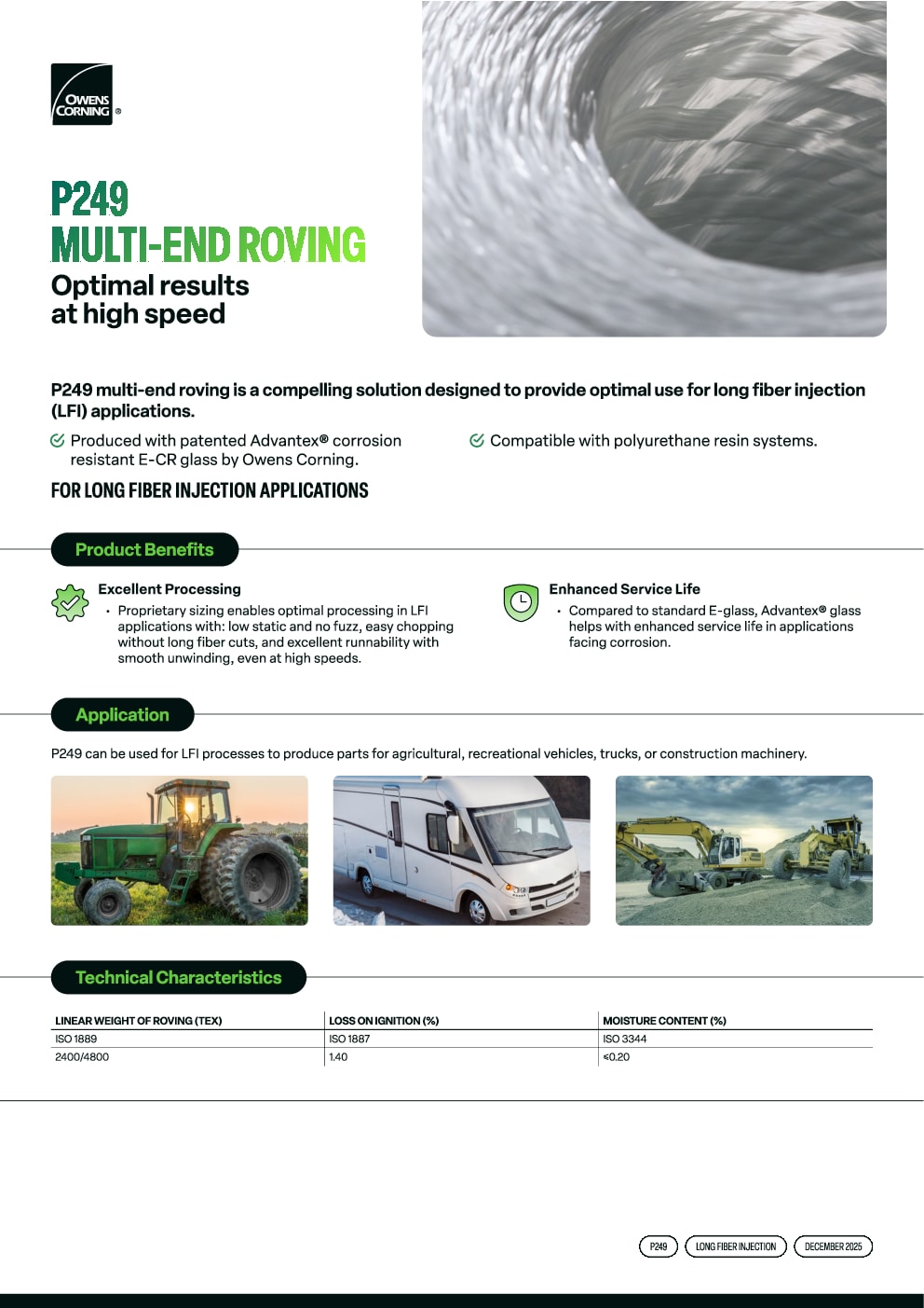 P249 MER for LFI Product Data Sheet