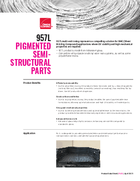 957L Multi End Roving Data Sheet