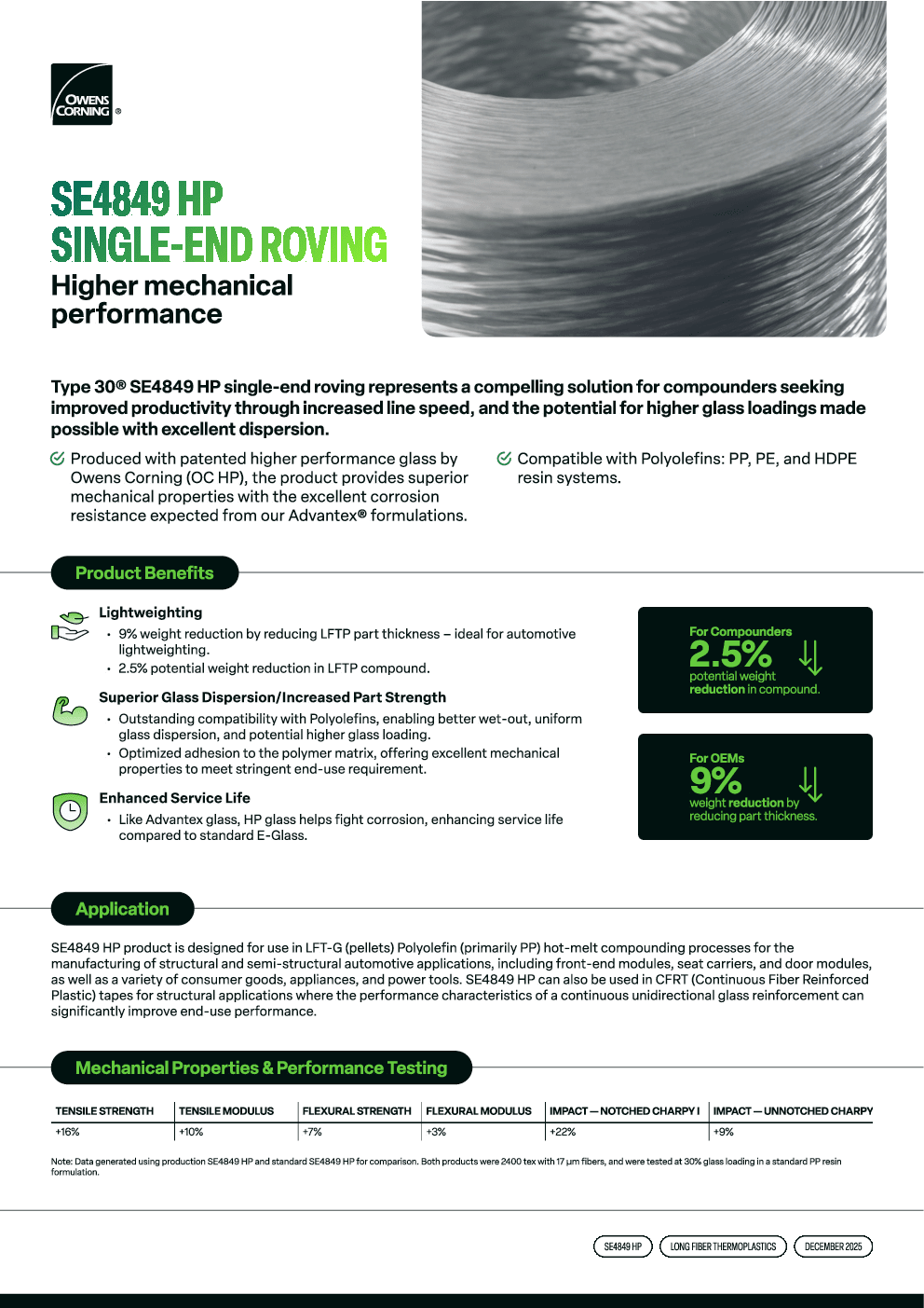 SE4849 HP Product Data Sheet