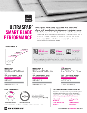 UltraSpar Overview Product Data Sheet
