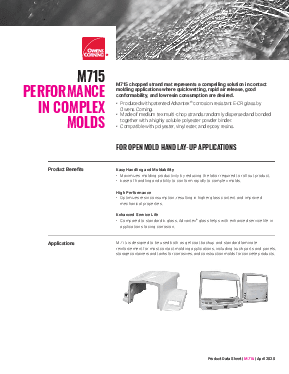M715 CSM Product Data Sheet