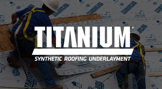 image of Titanium® Synthetic Roofing Underlayment