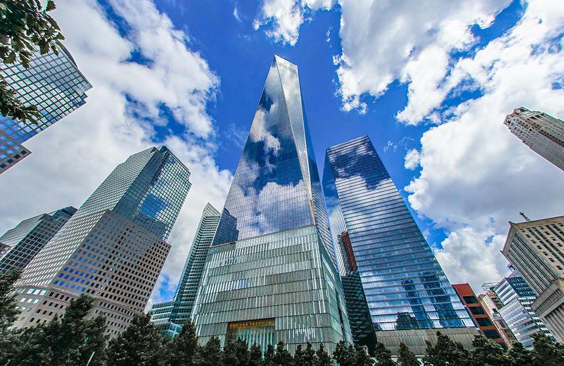 One World Trade Center in New York City, New York.
