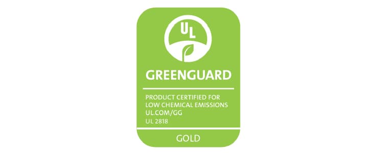 UL Greenguard Gold certification logo.