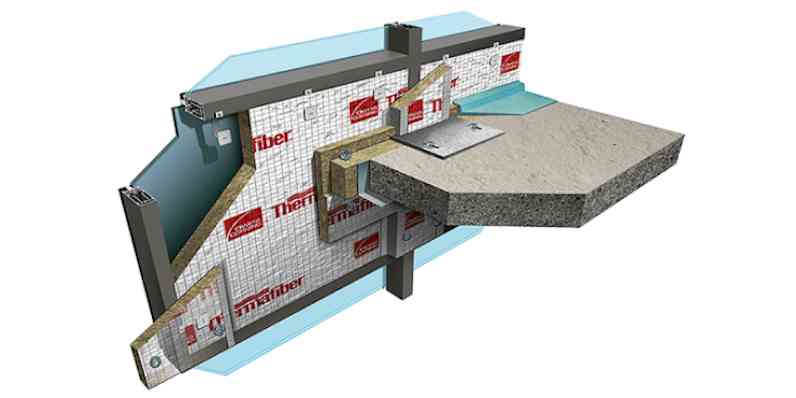 Thermafiber® Impasse® No Backer Bar™ with FireLedge® Aluminum-Framed Curtain Wall Perimeter Fire Containment System
