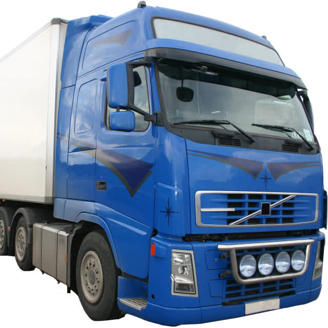 Photo of a truck with a cab made from composite materials