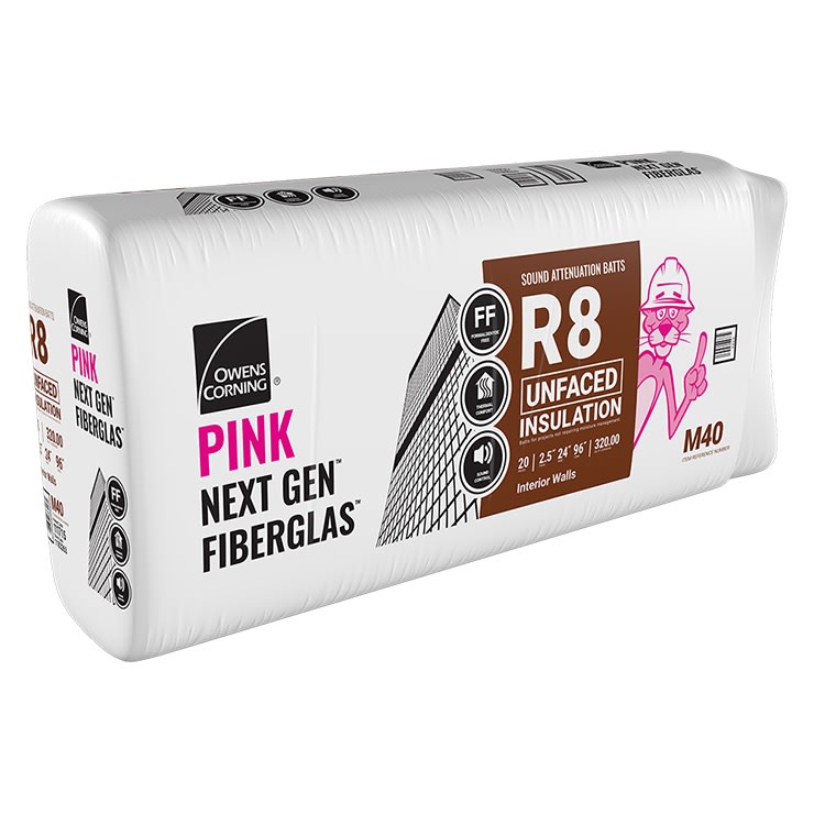 PINK NEXT GEN SOUND ATTENUATION BATTS Owens Corning Insulation