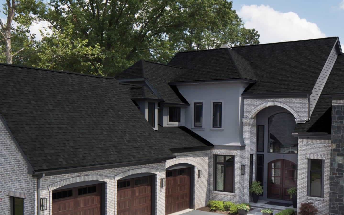 Onyx Black TruDefinition Storm shingle