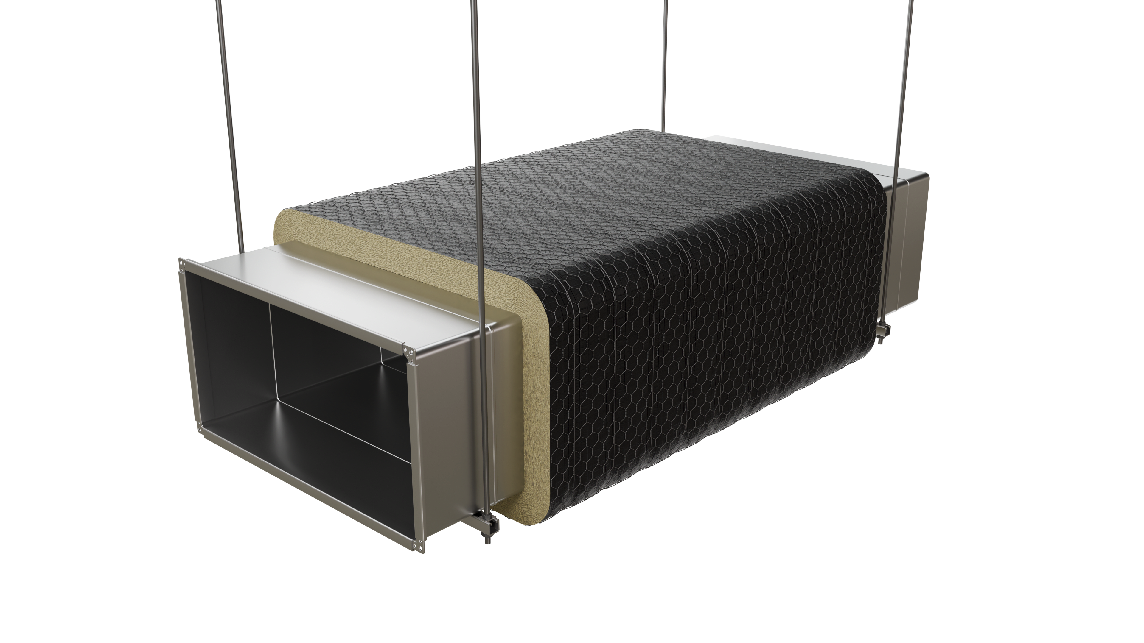PAROC® Vect Wired Mat BlackCoat EI30